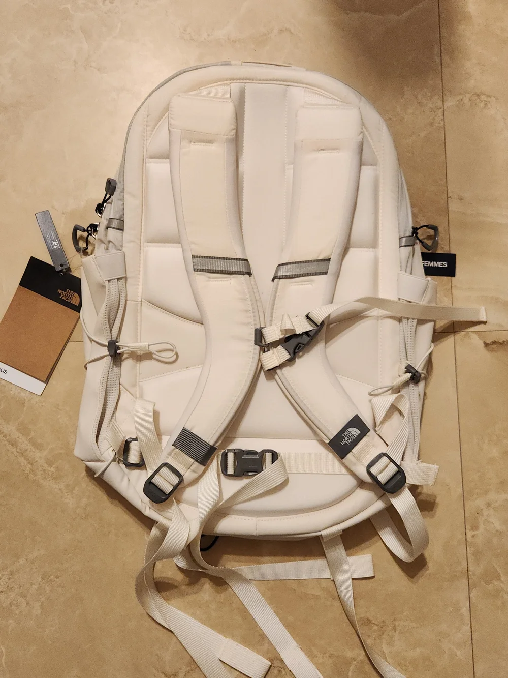 The North Face Women's Borealis Commuter Laptop 27L Backpack  Gardenia White NEW
